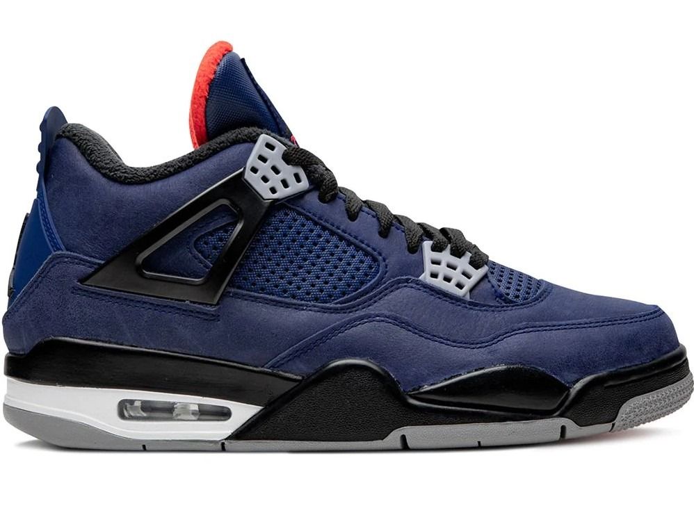 Nike Air Jordan 4 WNTR “Winterized Loyal Blue”, синие, нубук, кожа, мужские, зимние