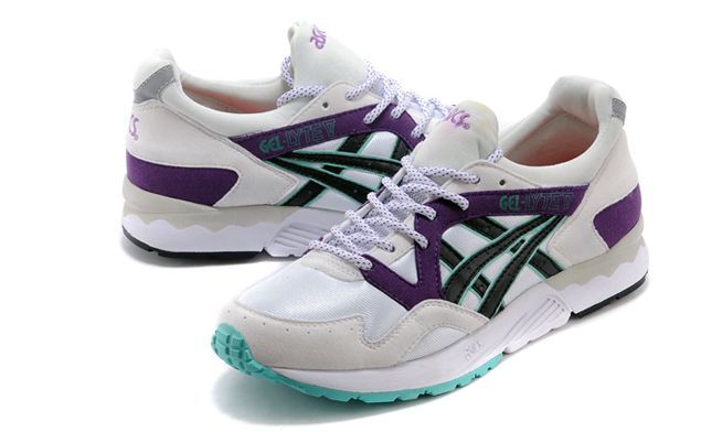 Asics Gel Lyte 5 белые с фиолетовые (39-44)
