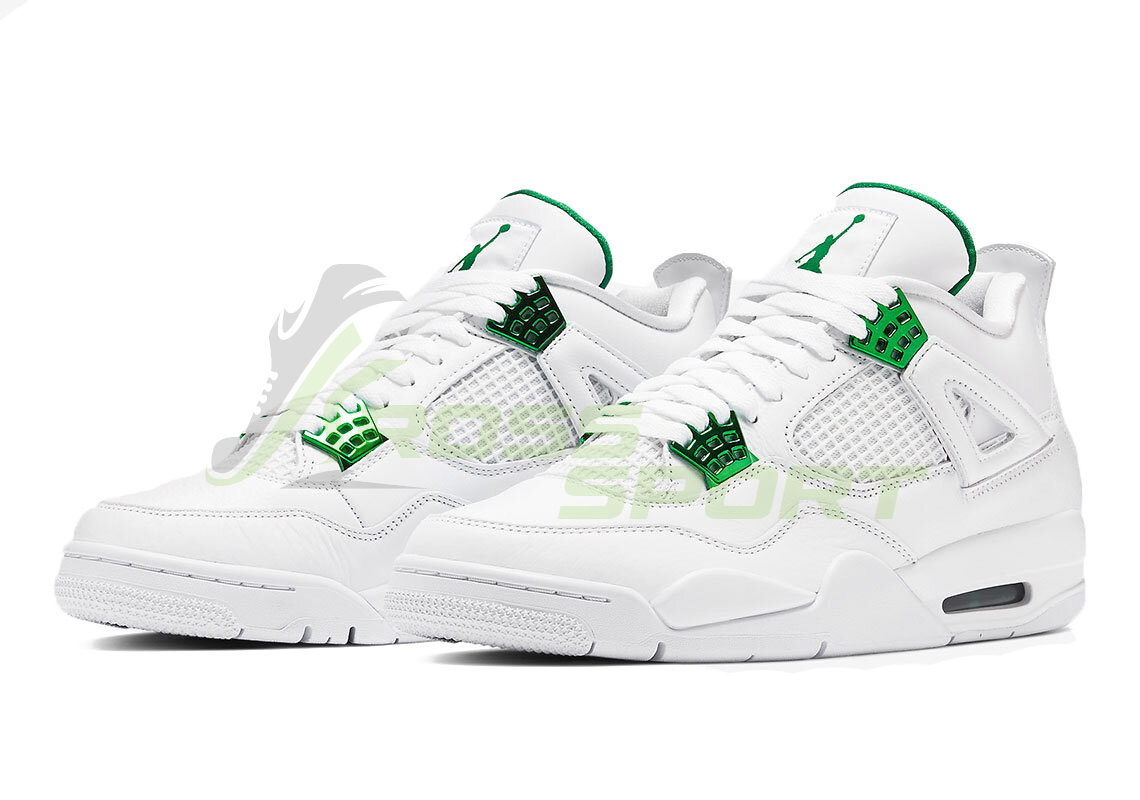  Nike Air Jordan 4 Retro Metallic Green