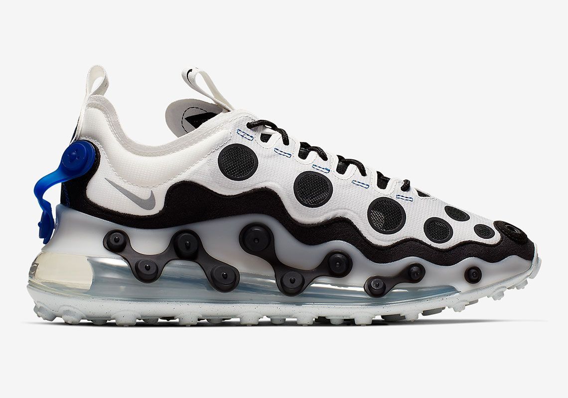 Nike Air Max 720 ISPA, белый с черным, нейлон, мужские