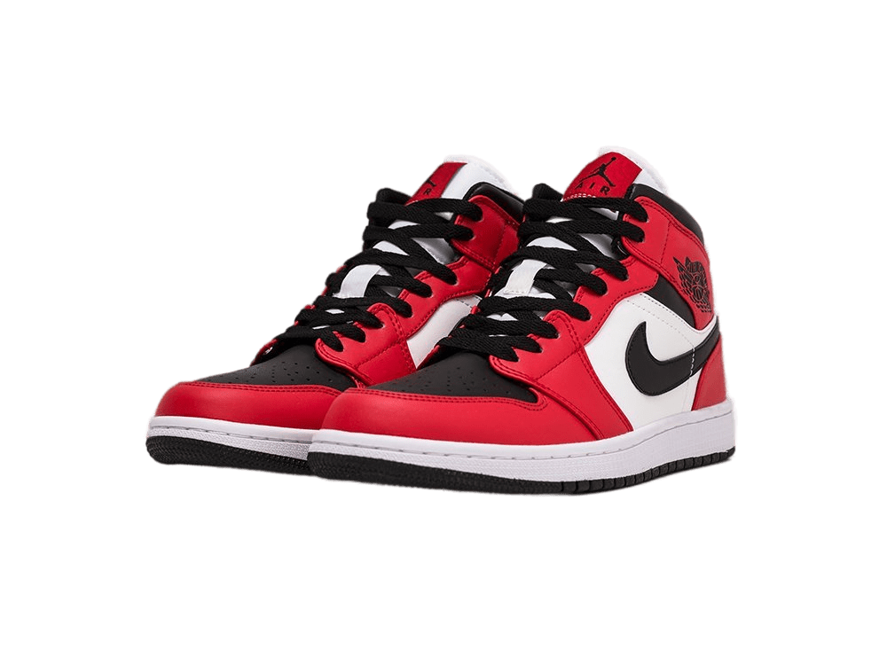 Nike Air Jordan 1 Mid White/Black/Red